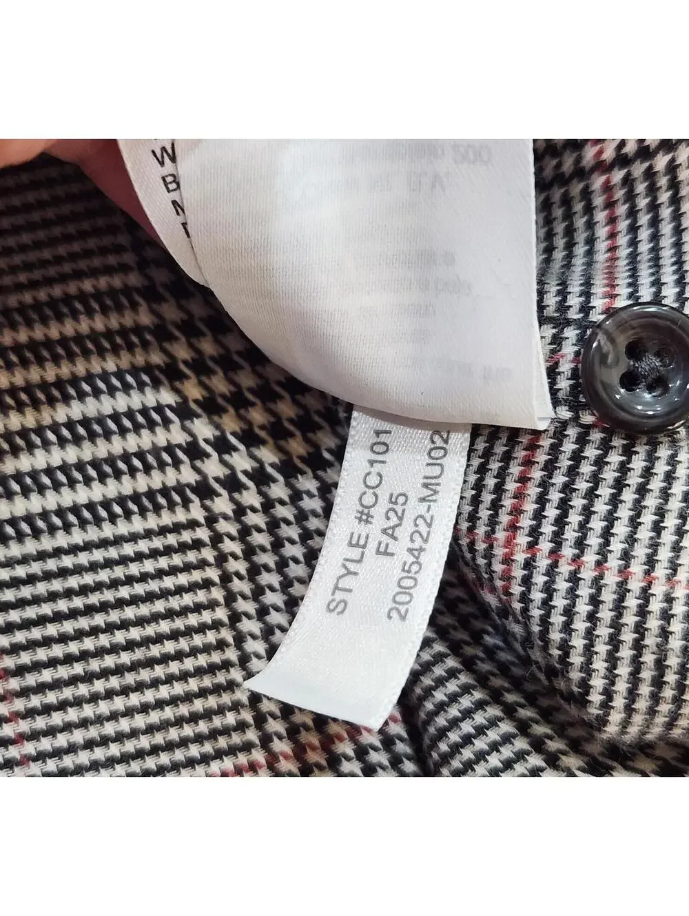 J.Crew Sevn for J.Crew Men's Plaid Button Front Shirt Size L Cotton Cashmere